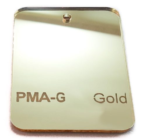 Gold Mirror Acrylic - 600 x 300 - 3mm
