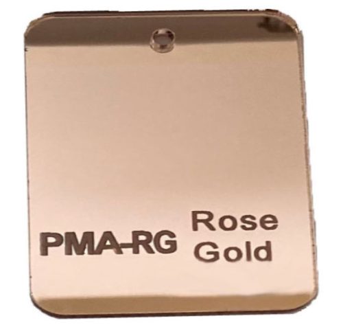 Rose Gold Mirror Acrylic - 600 x 300 - 3mm