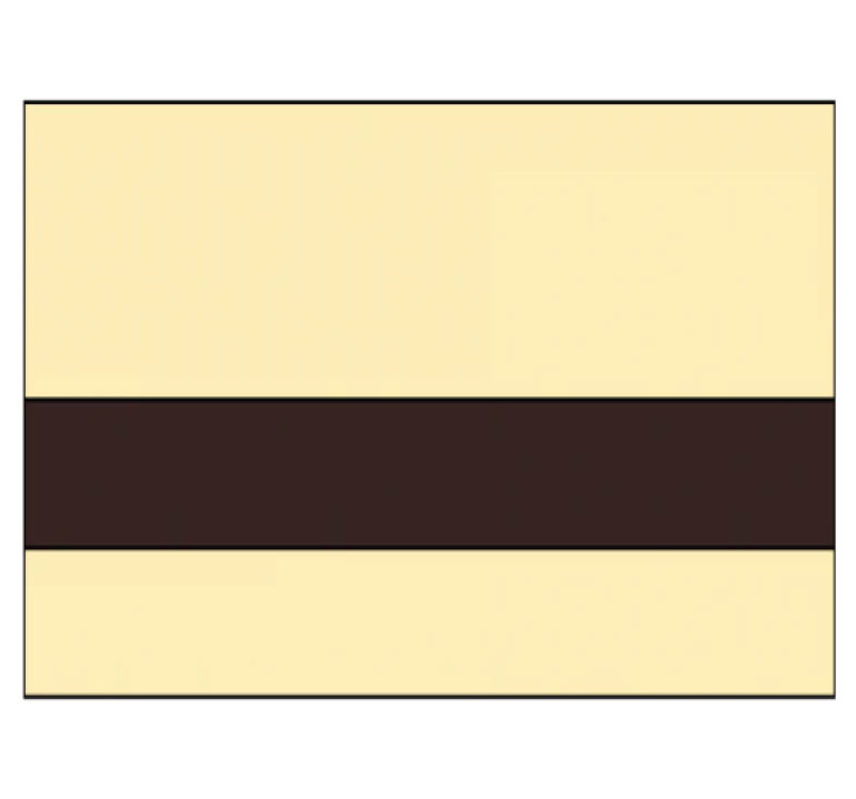 Ivory/Dark Brown