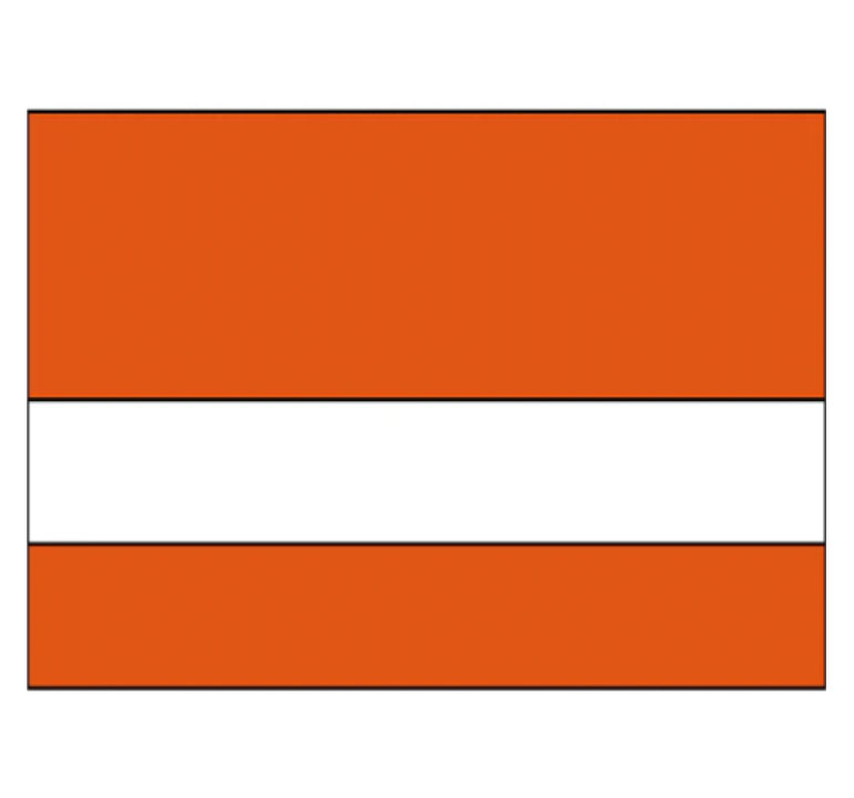 Tangerine/White