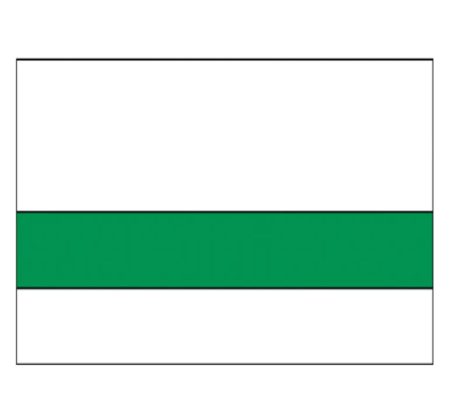 White/Bright Green