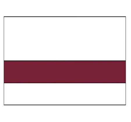 White/Burgundy