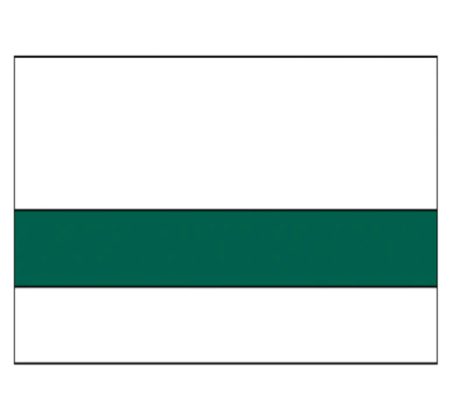 White/Pine Green