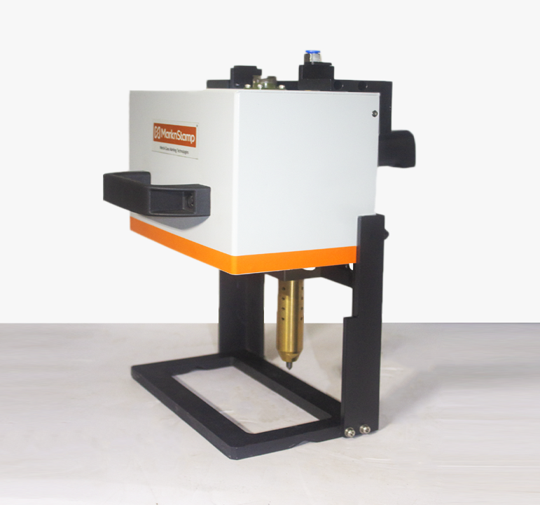 MarknStamp SPRD-155 portable pneumatic dot peen marking machine for deep metal marking, serial numbers, VIN marking and industrial traceability.