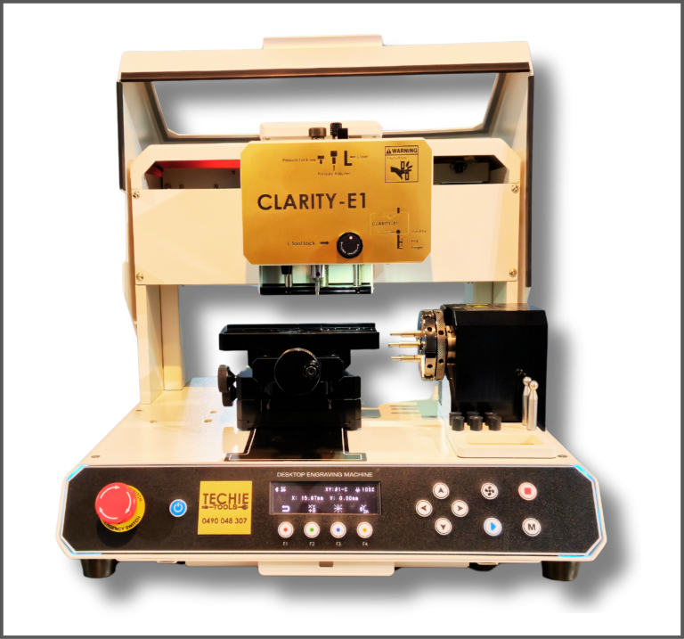 Clarity-E1 jewellery engraving machine for rings and jewellery