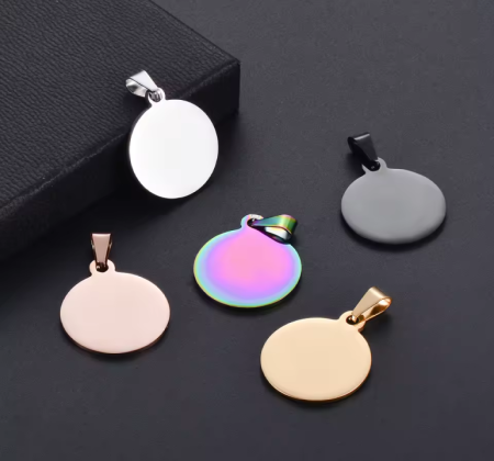 Round Chain-Link Pendants