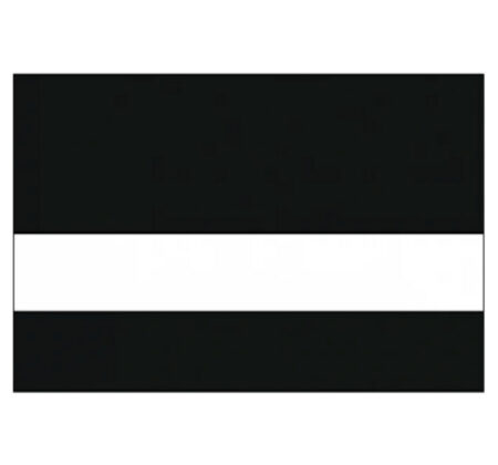 Black White Laser Engraving Laminate Sheet 1.6mm showing a black surface with a contrasting white engraving layer.