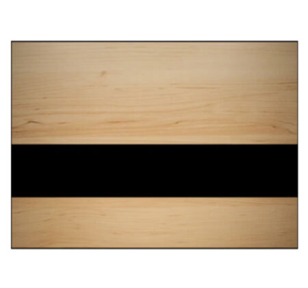 Cashew Black Laser Engraving Laminate Sheet 1.6mm showing a natural light brown woodgrain-style surface with a contrasting black engraving layer.