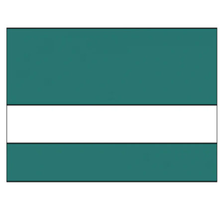 Celadon Green White Laser Engraving Laminate Sheet 1.6mm showing a muted blue-green surface with a contrasting white engraving layer.